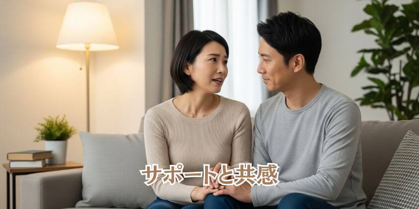 精神的な「サポートと共感」が最高の贈り物に