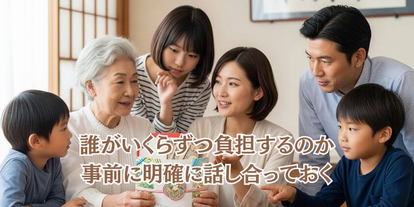 連名で贈る場合の注意点