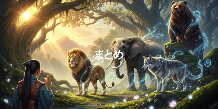 最後にこの守護霊獣一覧の総まとめ