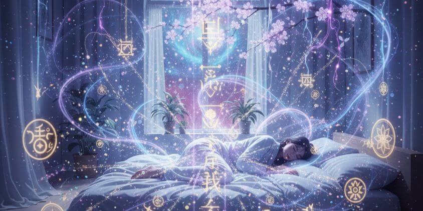 ツインレイからテレパシーのようなメッセージが夢を通じて届いている様子