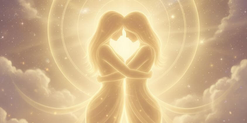 愛情深く抱きしめられる夢が示すツインレイの強い絆と統合へのサイン