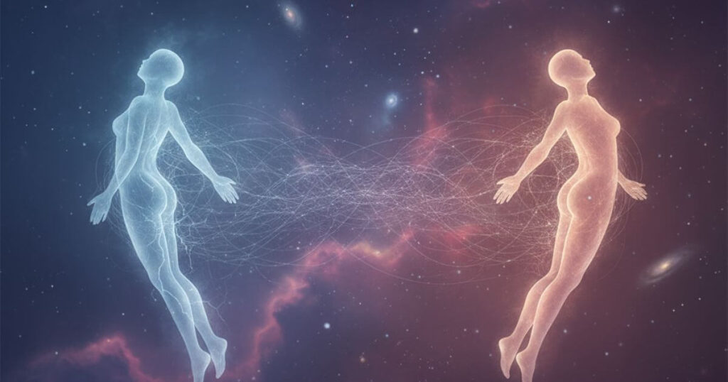 ツインレイのランナーとチェイサーの関係性を象徴する二つの魂のエネルギー
