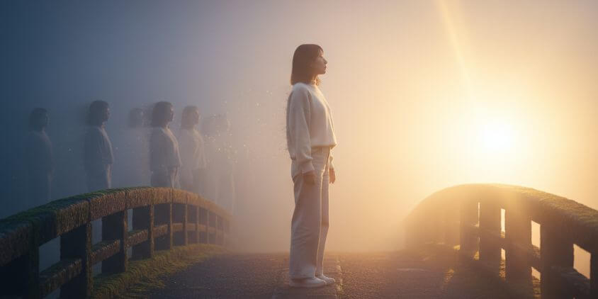 ツインレイとの統合前の試練を乗り越え精神的自立へ向かう女性