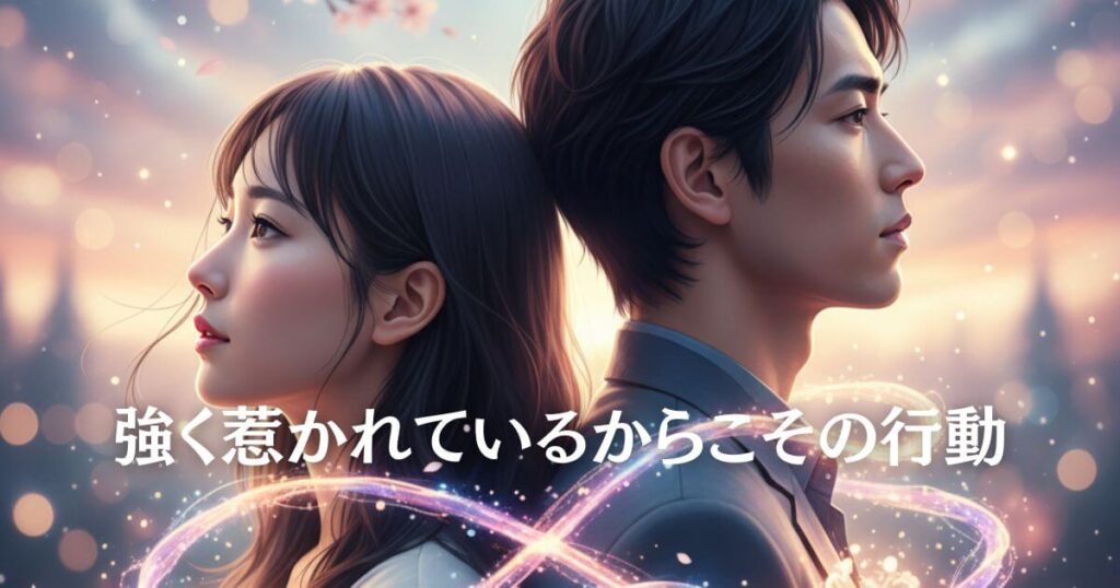 目を合わせないツインレイ男性と女性を繋ぐスピリチュアルな魂の絆