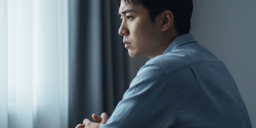 音信不通になるツインレイ男性ランナーの葛藤と不安を表す心理状態