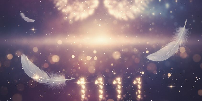 ツインレイ再会の前兆となるエンジェルナンバーやスピリチュアルサインのイメージ