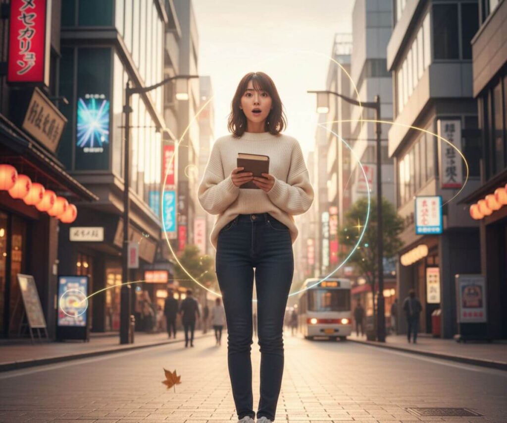 シンクロニシティを体験し不思議な繋がりを感じる女性