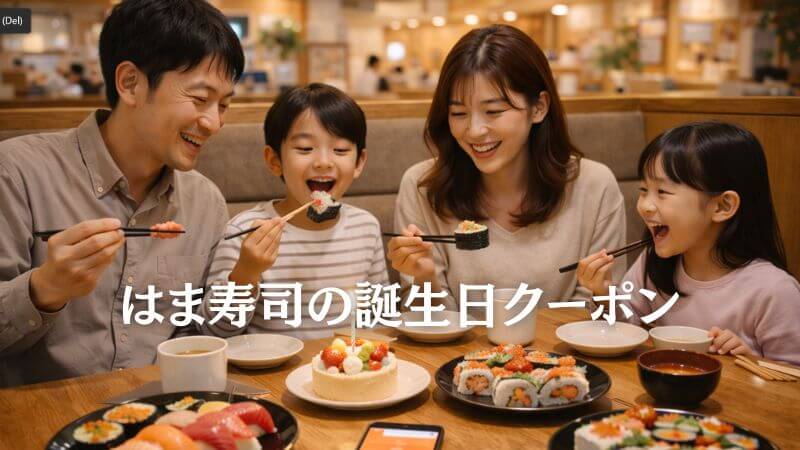 はま寿司の【誕生日クーポン】完全ガイド｜取得方法から使い方まで