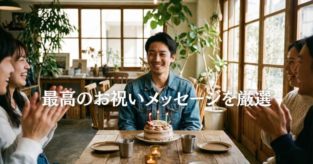 20代男性に喜ばれる！お誕生日おめでとうメッセージ100選