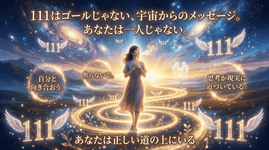 まとめ:111はゴールではなく「今ここにいる」という確認