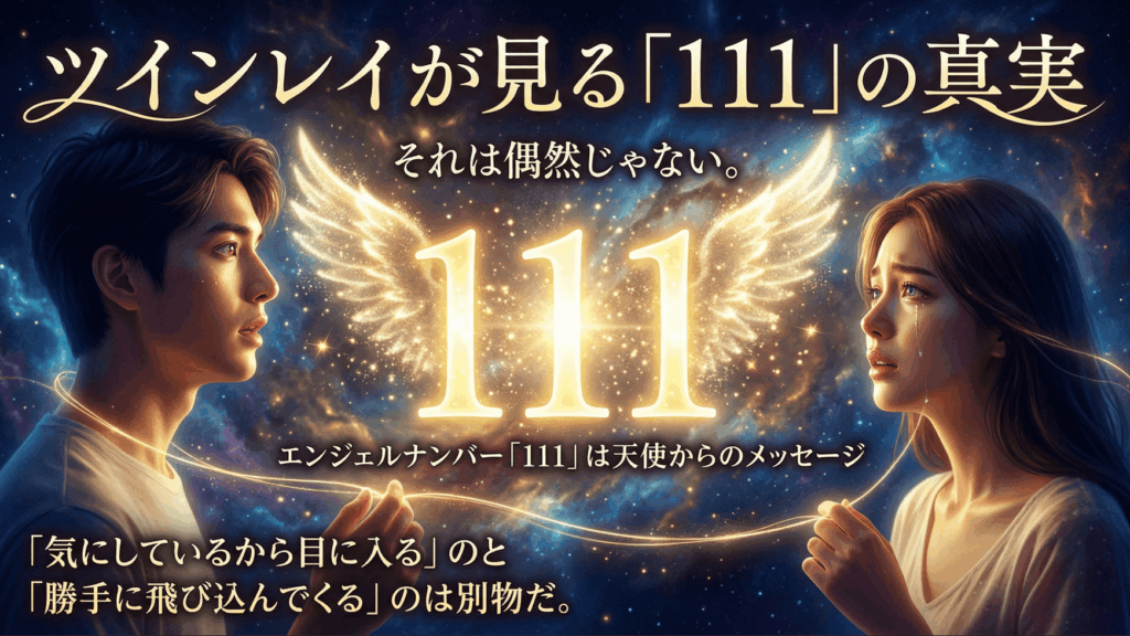 ツインレイが「111」を繰り返し見る——それは偶然じゃない