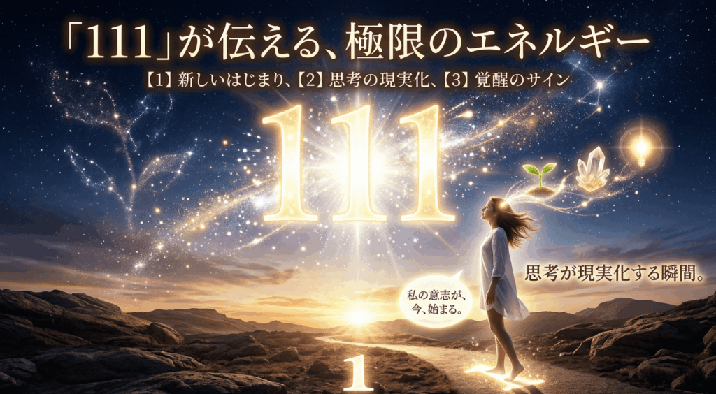 111という数字が持つエネルギー