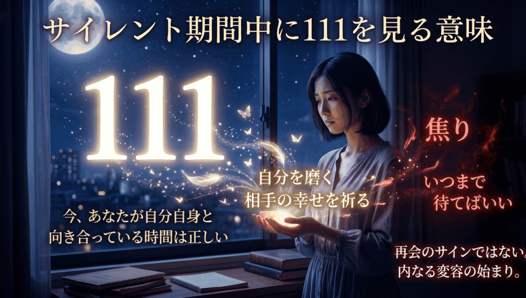 サイレント期間中に111を見る意味