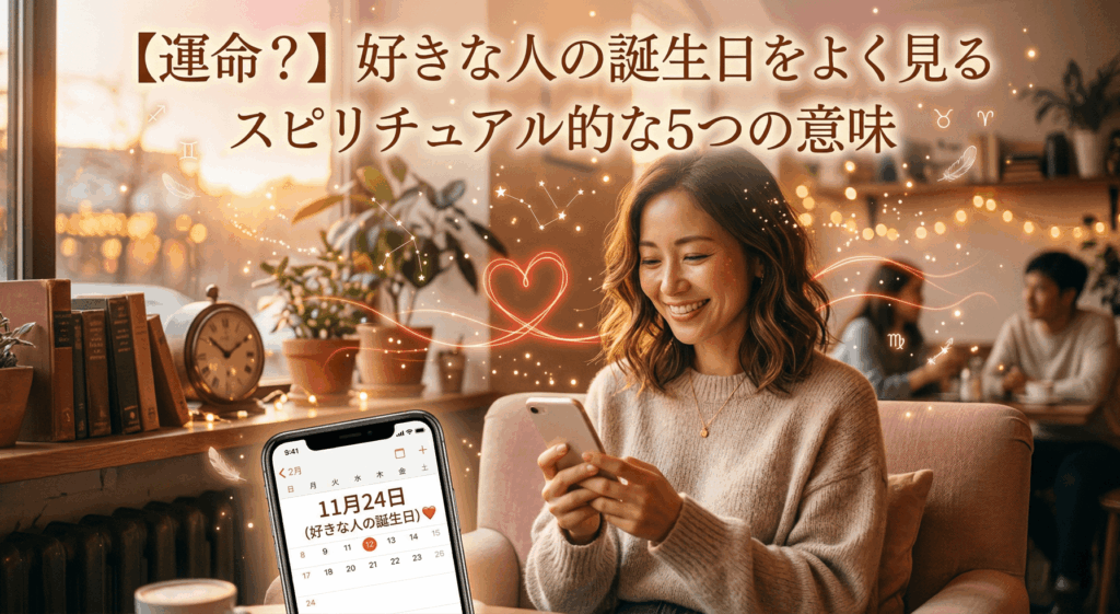 【運命？】好きな人の誕生日をよく見るスピリチュアル的な5つの意味