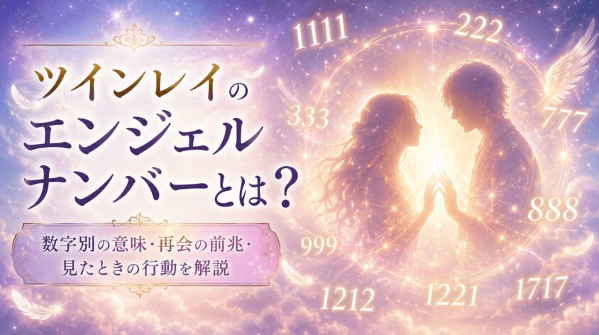 ツインレイのエンジェルナンバー一覧！意味と前兆を解説