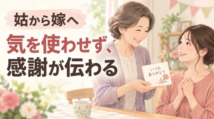 気を使わせず感謝が伝わる姑から嫁への誕生日メッセージ例文